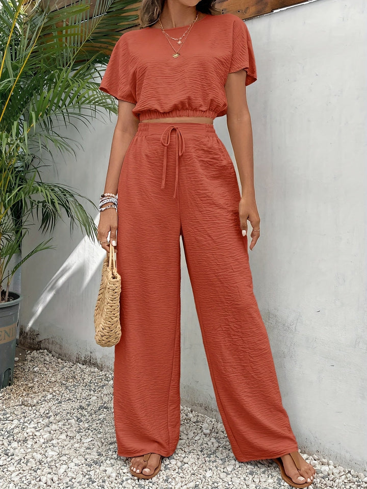 Zoë - Dames Tweedelige Set - Stijlvolle en Comfortabele Combinatie