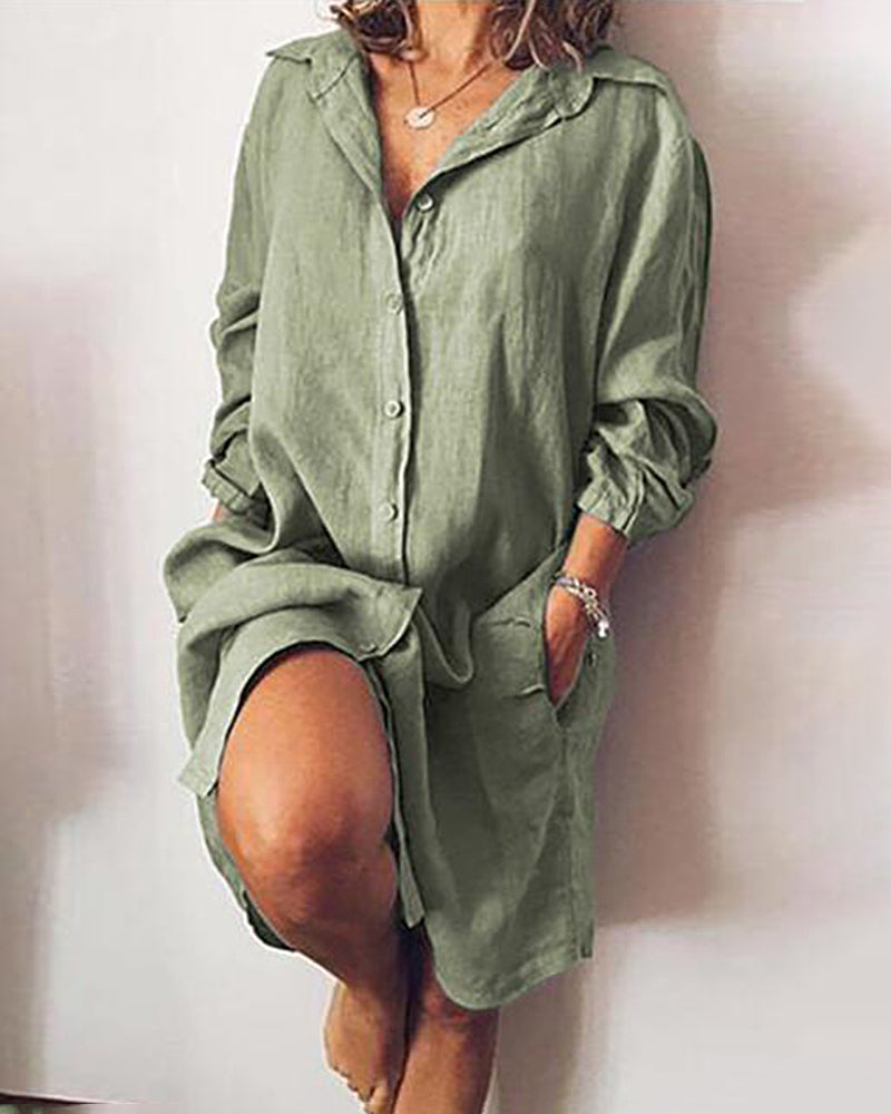 Nienke - Dames Midi-jurk - Losvallend en comfortabel