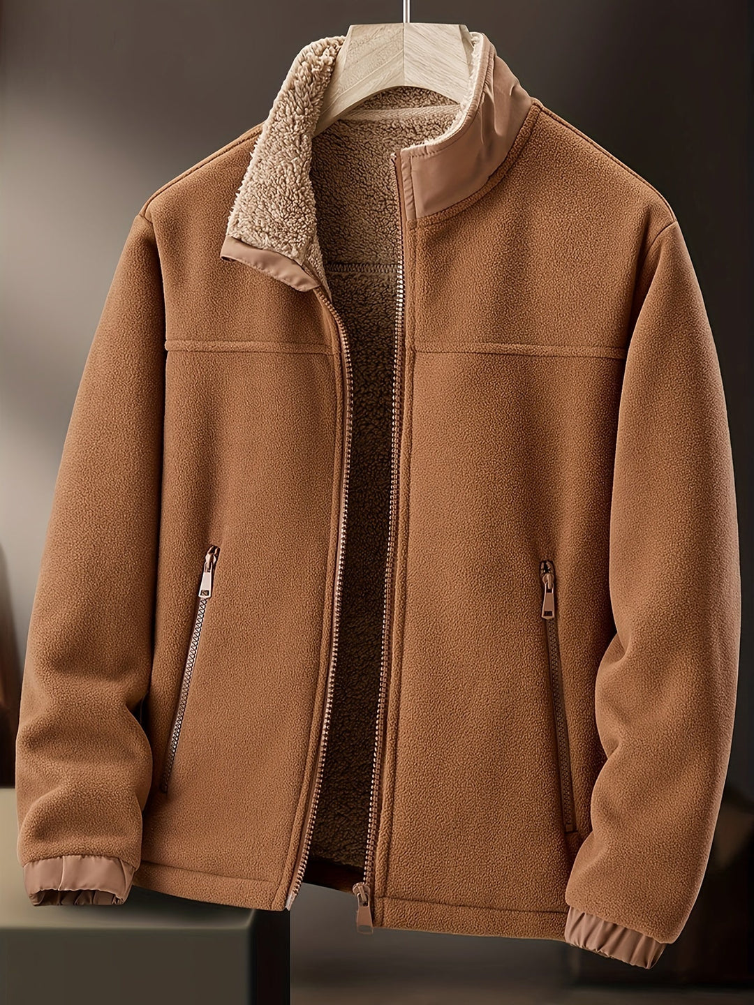 Tim | fleecevest met voering en rits voor heren