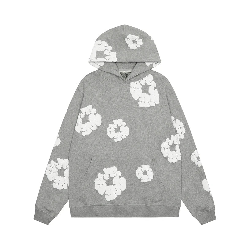 Heren hoodie met denim look – Warme en stijlvolle hoodie met moderne denim details