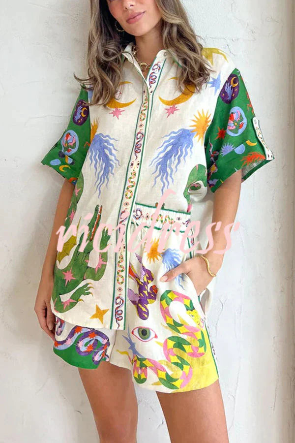 Celeste - Dames Tweedelige Set - Casual Zomerstijl met Comfortabele Pasvorm