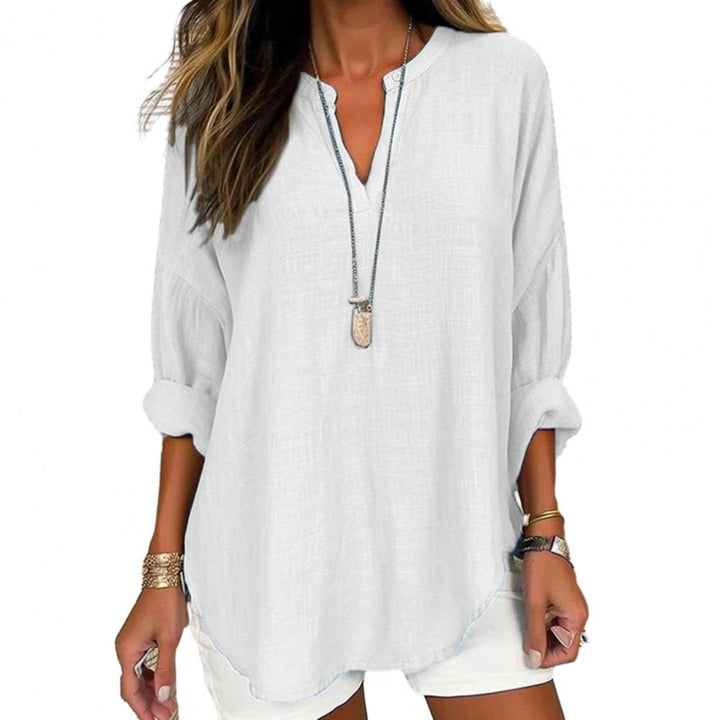 Sienna - Dames Linnen Blouse - Stijlvol en Comfortabel