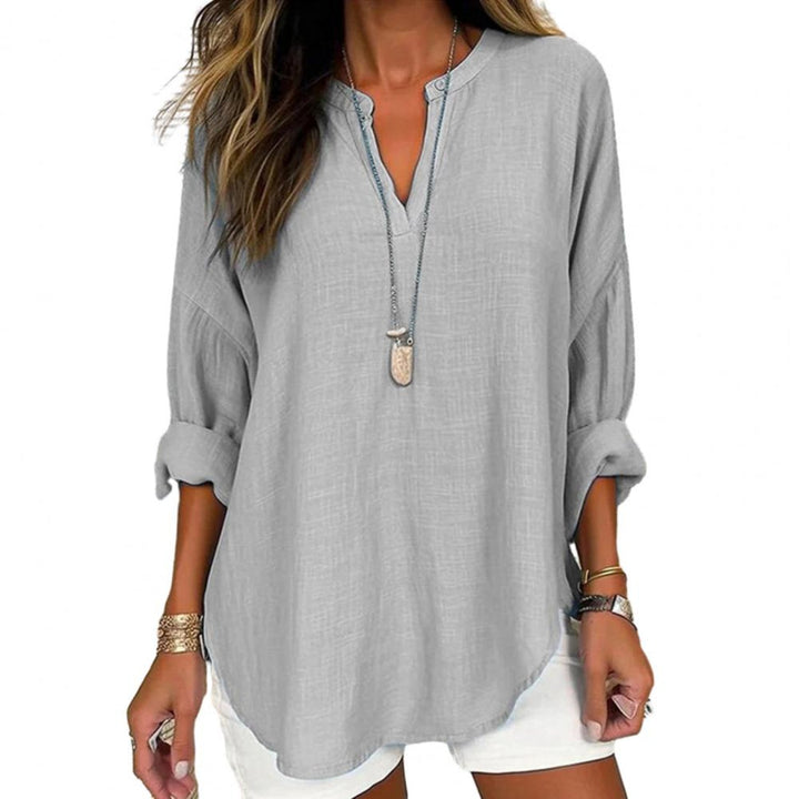 Sienna - Dames Linnen Blouse - Stijlvol en Comfortabel