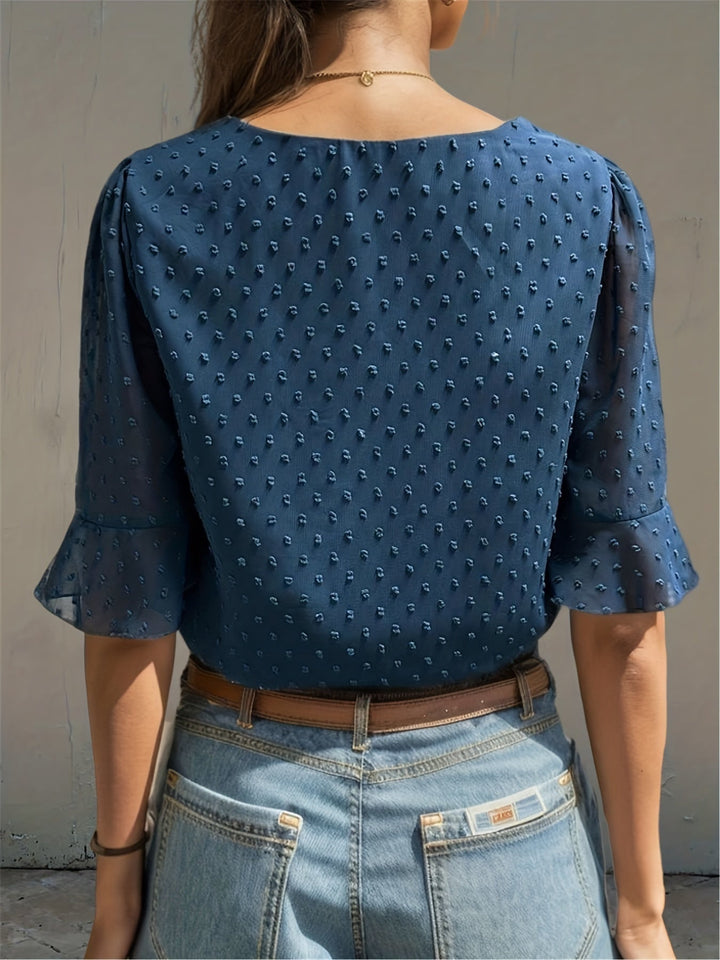 Nina - Dames Blouse - Losse Pasvorm van Chiffon