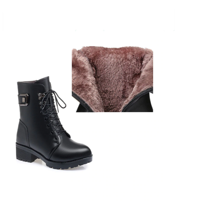 Ivy - Stoere Dameslaarzen - Wol van Binnen, Warm & Comfortabel
