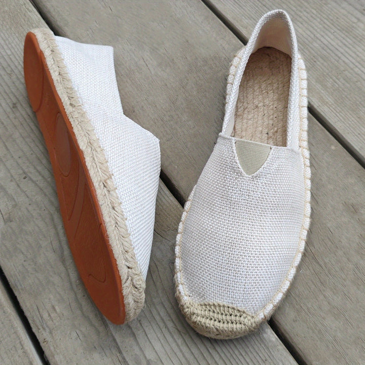 Heren espadrille-loafers van canvas – licht, ademend en perfect voor de zomer