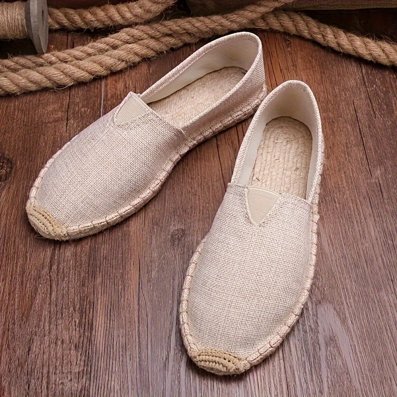 Heren espadrille-loafers van canvas – licht, ademend en perfect voor de zomer