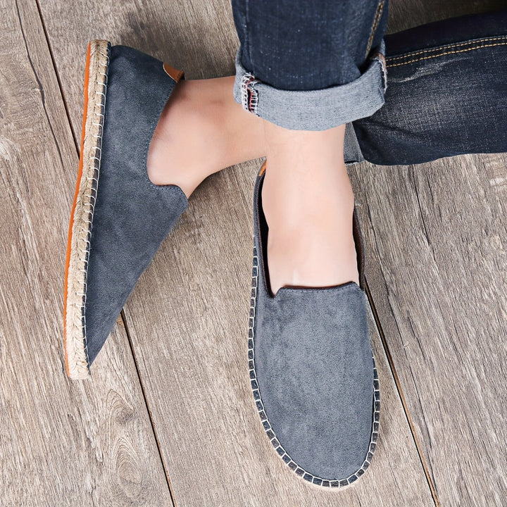 Handgemaakte heren loafers van canvas – licht, ademend en stijlvol voor zomerse dagen