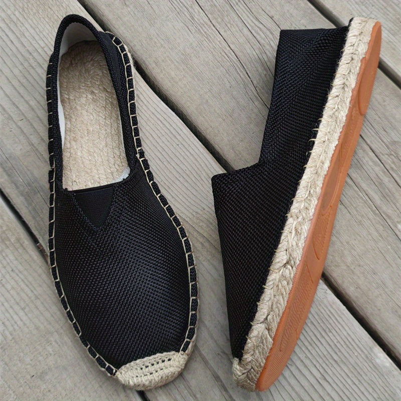 Heren espadrille-loafers van canvas – licht, ademend en perfect voor de zomer