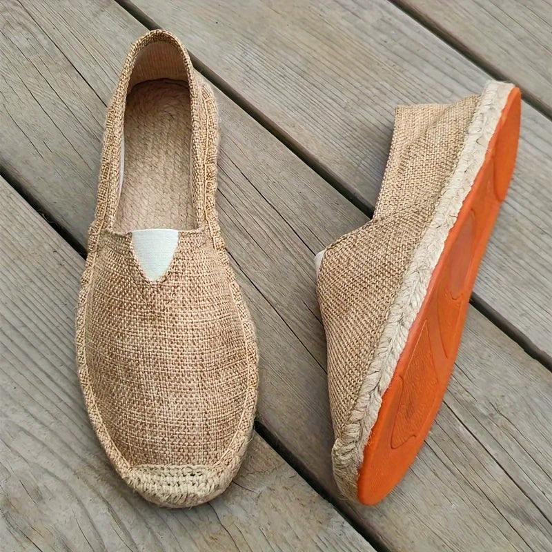 Heren espadrille-loafers van canvas – licht, ademend en perfect voor de zomer