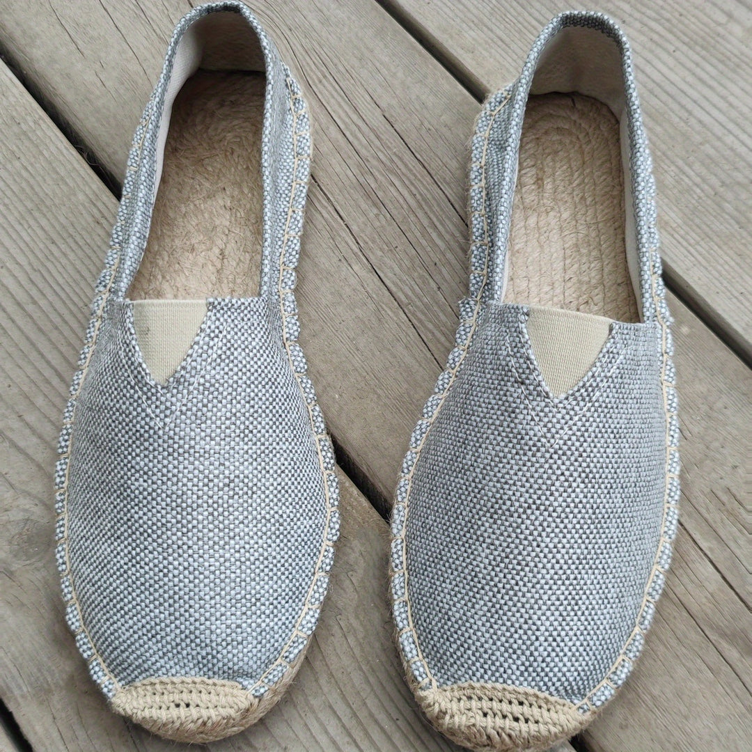 Heren espadrille-loafers van canvas – licht, ademend en perfect voor de zomer