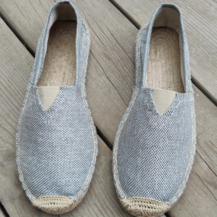 Heren espadrille-loafers van canvas – licht, ademend en perfect voor de zomer