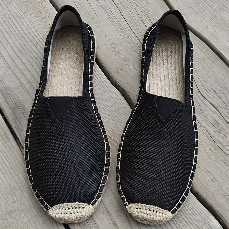Heren espadrille-loafers van canvas – licht, ademend en perfect voor de zomer