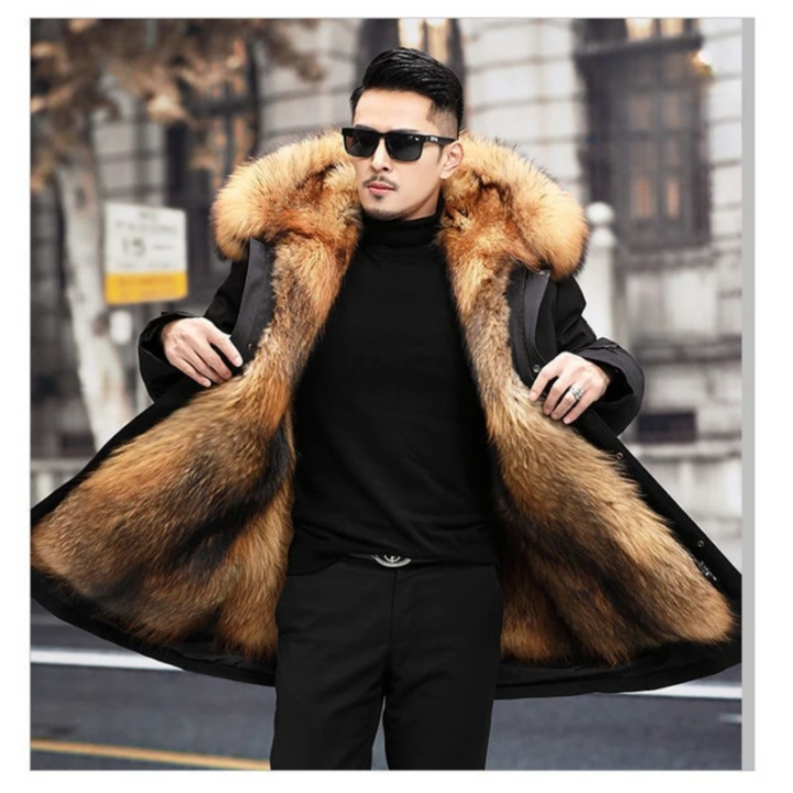 Lars | Winterparka met capuchon voor heren