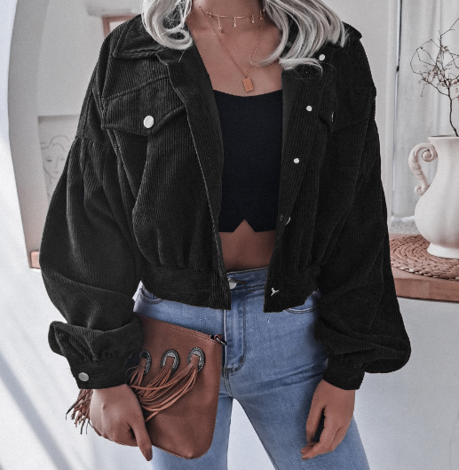 Elara Dames Western Blouse – Trendy spijkerstof met mao kraag en casual pasvorm