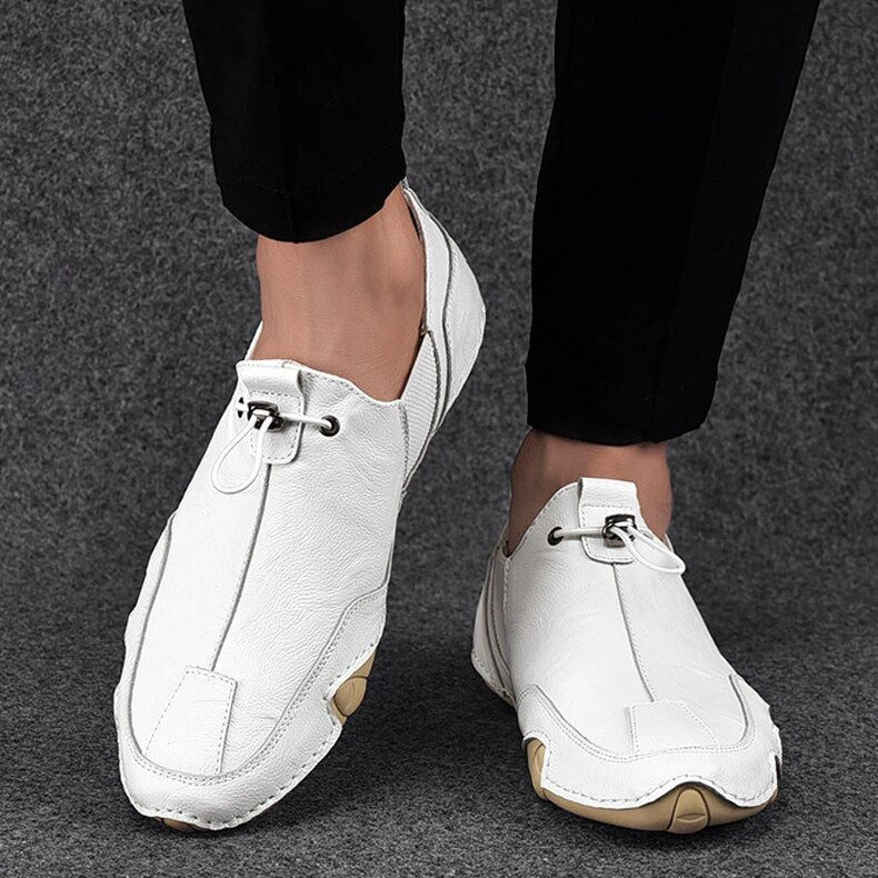 Echte leren heren loafers – tijdloos comfort en moeiteloze elegantie