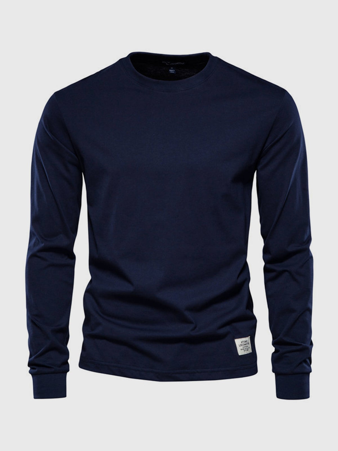 Lars | Zacht ademend katoen longsleeve shirt voor heren met tijdloze pasvorm