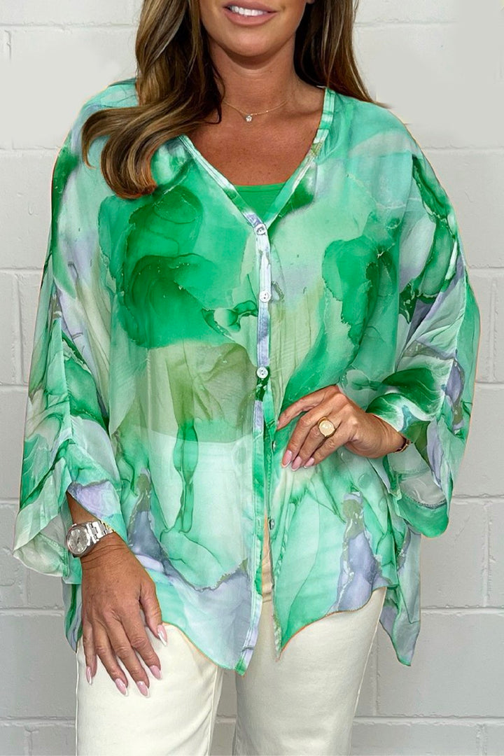 Elodie - Dames Blouse - Gezellig en Zomers Design