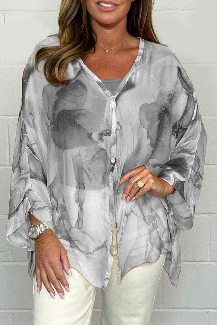 Elodie - Dames Blouse - Gezellig en Zomers Design