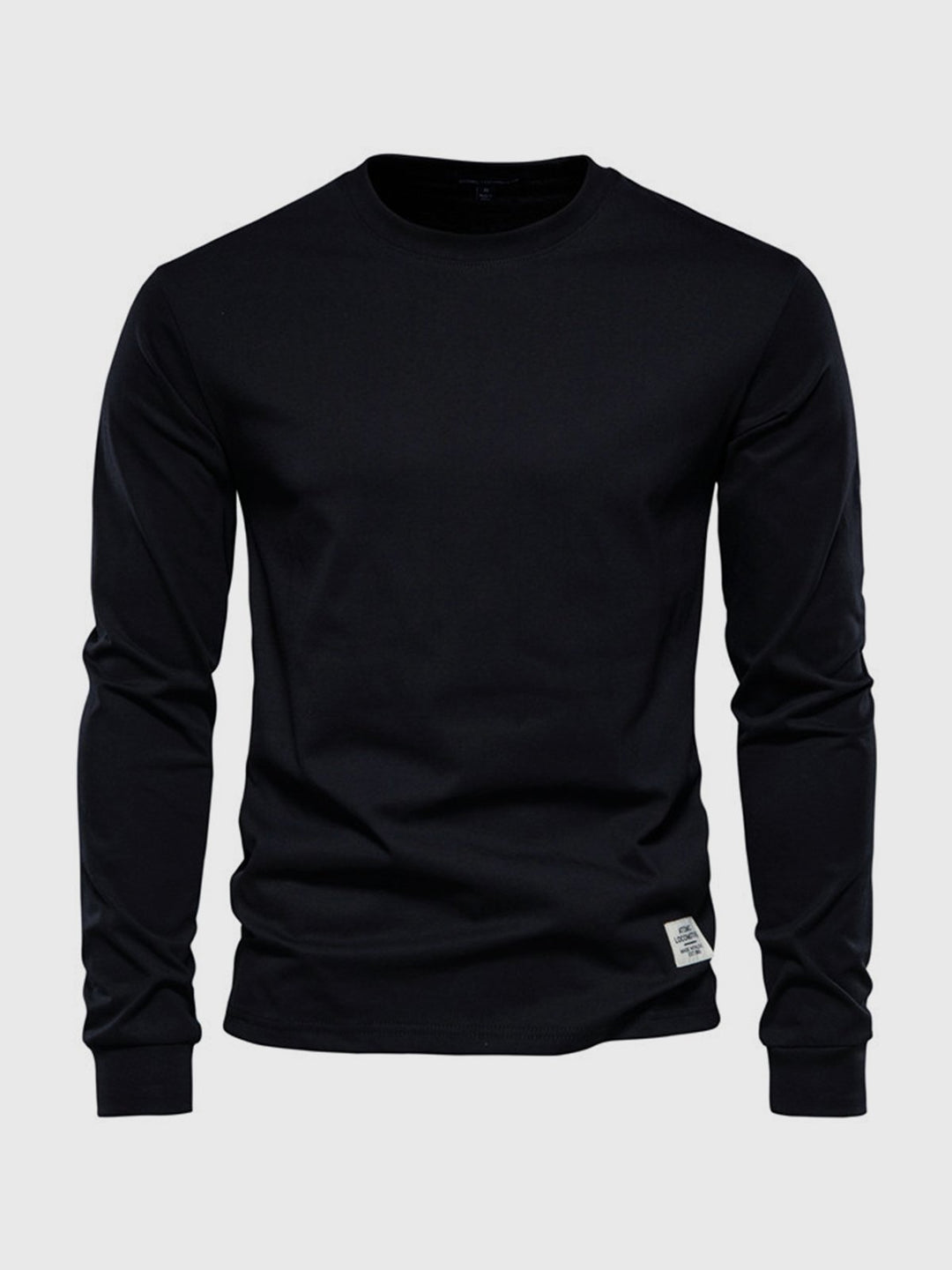Lars | Zacht ademend katoen longsleeve shirt voor heren met tijdloze pasvorm