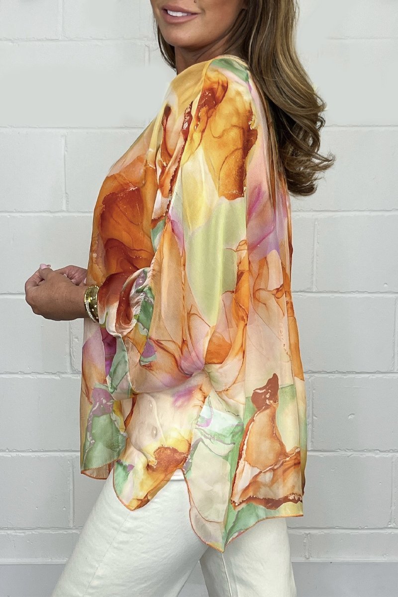 Elodie - Dames Blouse - Gezellig en Zomers Design