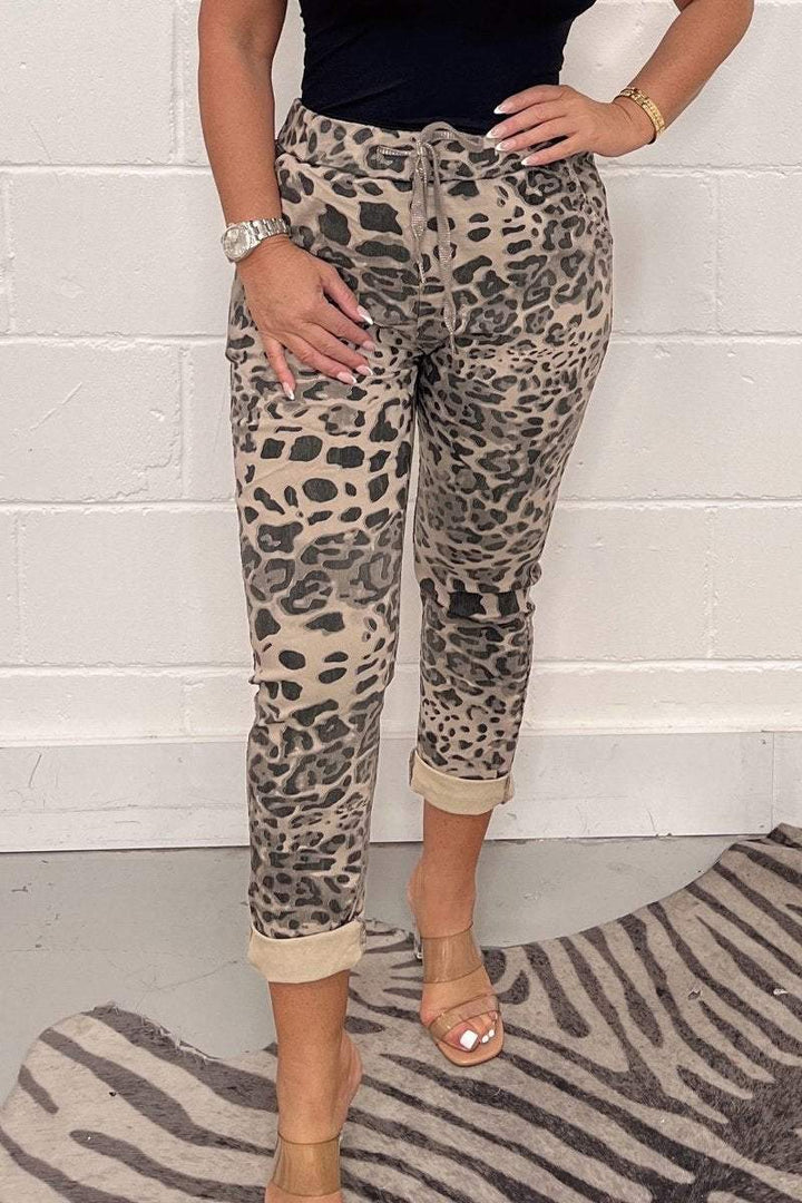 Britt - Dames Stijlvolle Camouflage Broek