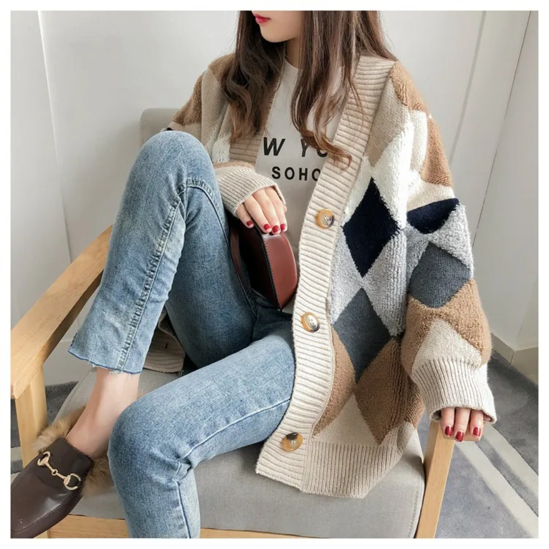 Celine - Oversized Gebreid Vest - Cool & Trendy
