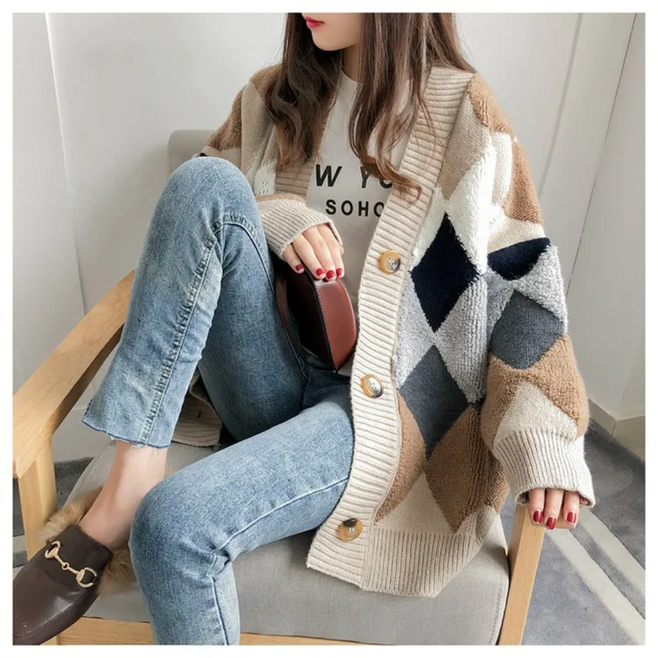 Celine - Oversized Gebreid Vest - Cool & Trendy