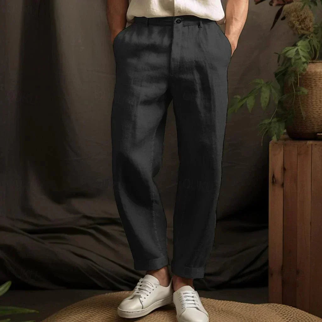 Heren linnenbroek zomer – Luchtig, casual en comfortabel voor warme dagen