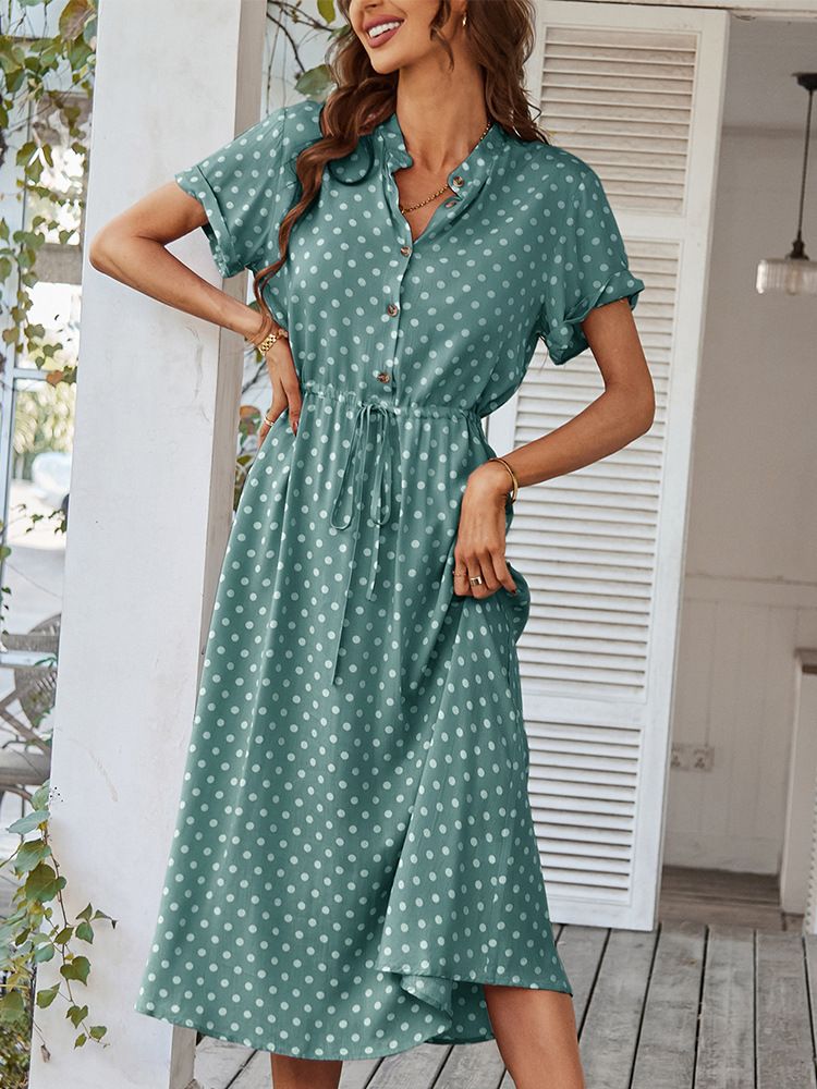 Vera - Dames Midi-jurk - Minimalistisch en stijlvol