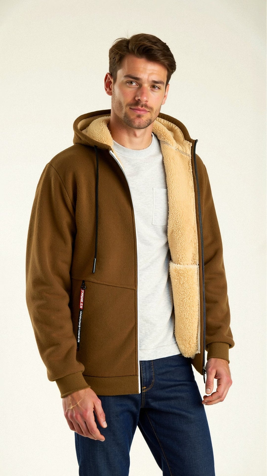 Sven | Gewatteerde hoodie voor heren