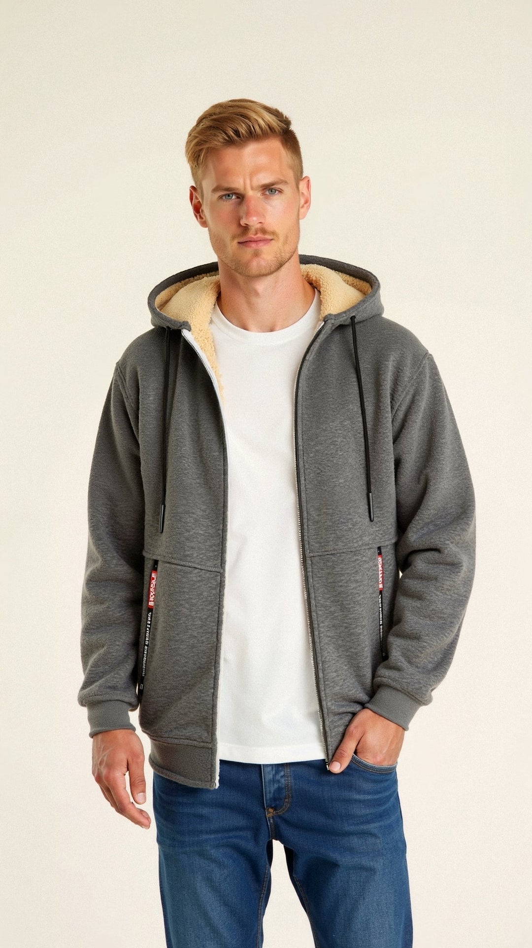 Sven | Gewatteerde hoodie voor heren