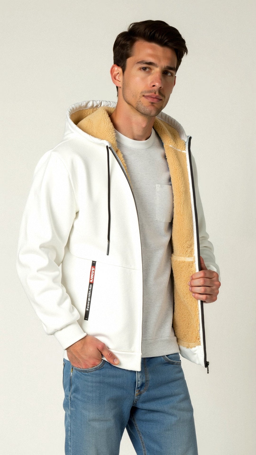 Sven | Gewatteerde hoodie voor heren