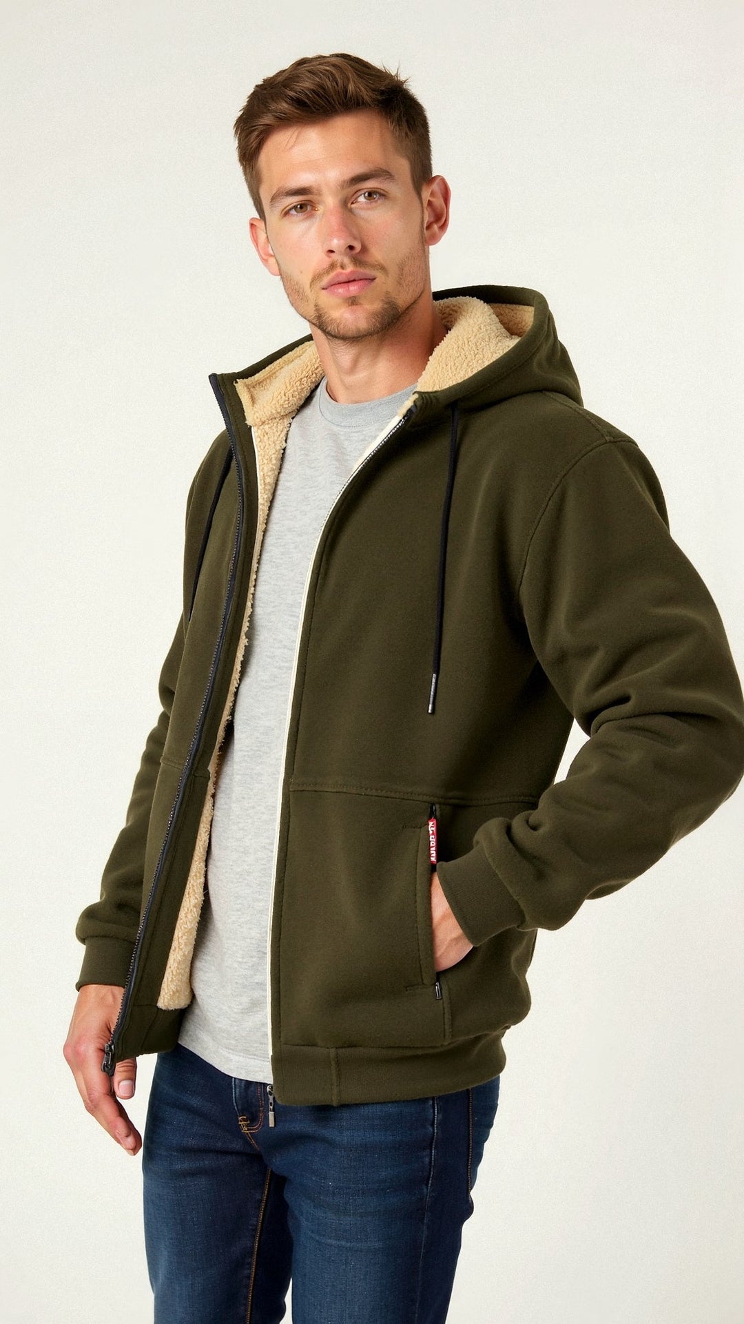 Sven | Gewatteerde hoodie voor heren