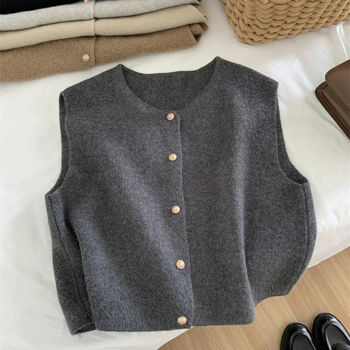 Maud | Gebreide bodywarmer voor dames