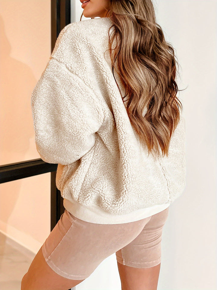 Vicy | Fleece winter bomberjack voor dames