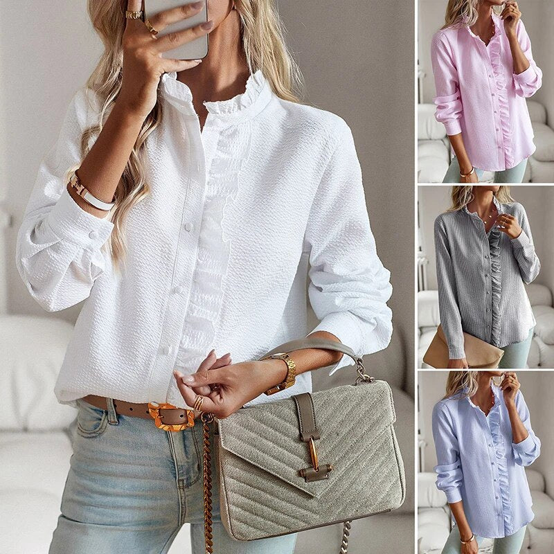 Zoë - Dames Blouse - Tijdloos en Veelzijdig Design