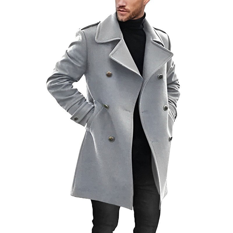 Ruben | Winter peacoat voor heren
