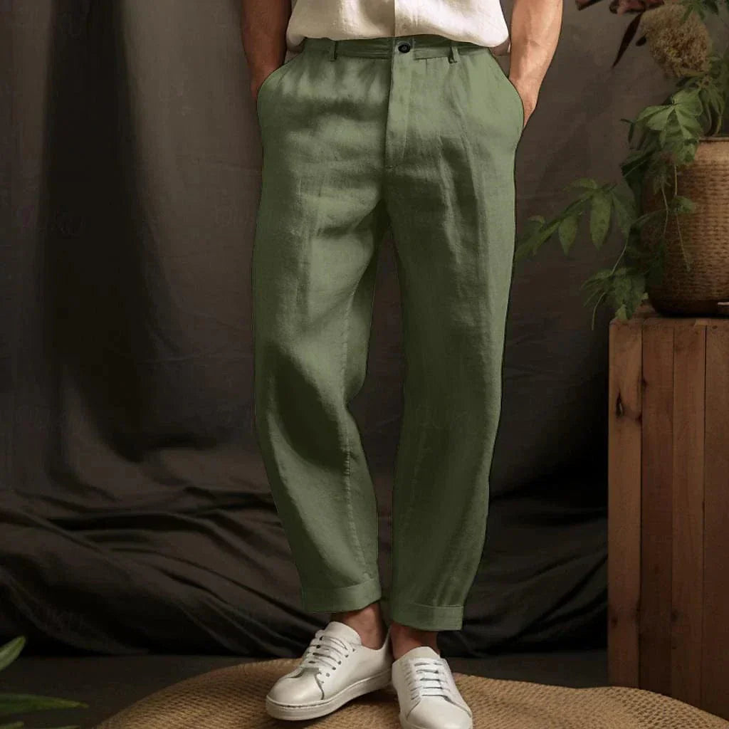 Heren linnenbroek zomer – Luchtig, casual en comfortabel voor warme dagen
