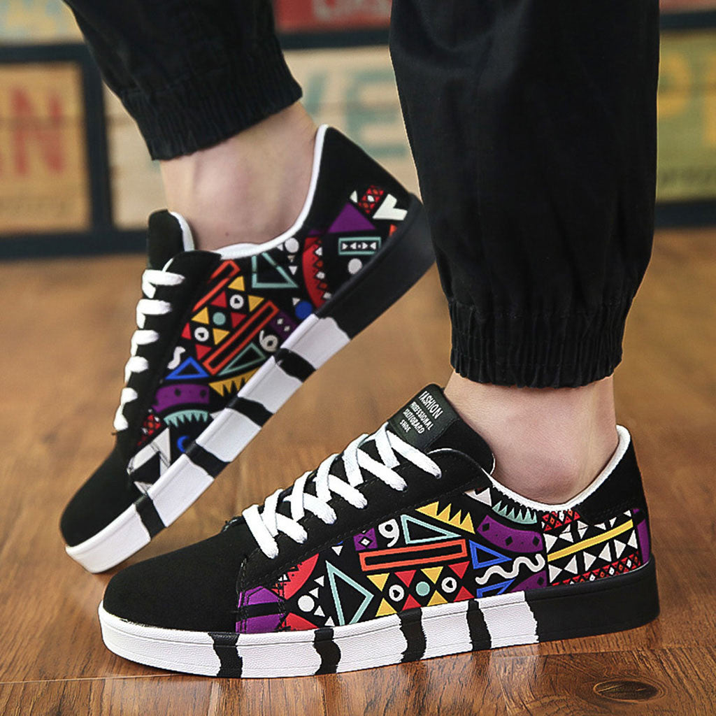 Kleurrijke heren sneakers – modern design en comfort voor dagelijks gebruik