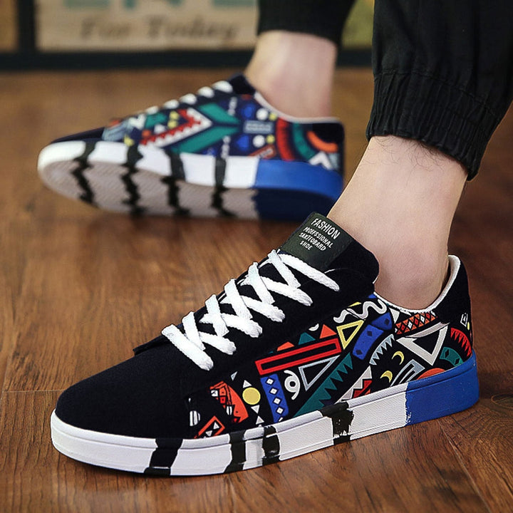 Kleurrijke heren sneakers – modern design en comfort voor dagelijks gebruik