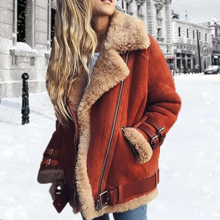 Sanne | Shearling winterjas voor dames