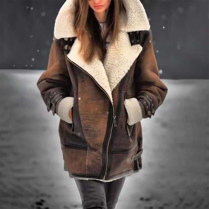 Noa | Shearling winterjas voor dames