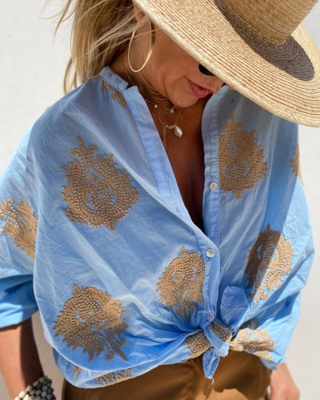Emilia - Dames Blouse - Trendy en Modieus Design