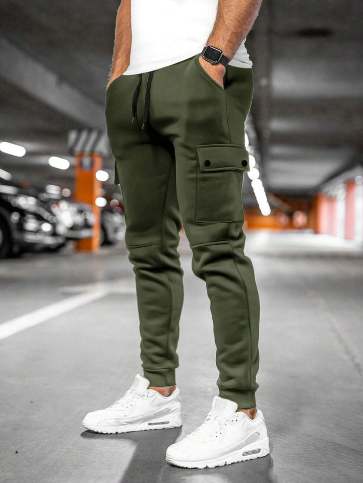 Heren joggingbroek cropped – Moderne fit met praktische details voor comfort in stijl