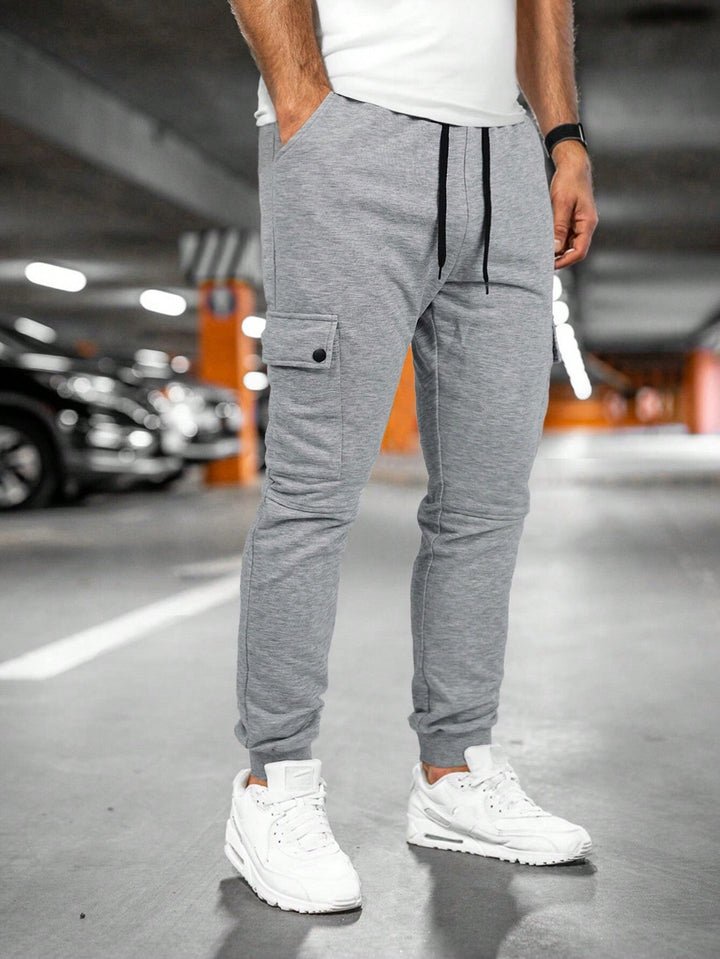 Heren joggingbroek cropped – Moderne fit met praktische details voor comfort in stijl