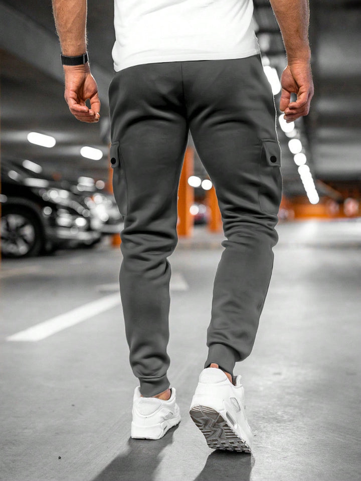 Heren joggingbroek cropped – Moderne fit met praktische details voor comfort in stijl