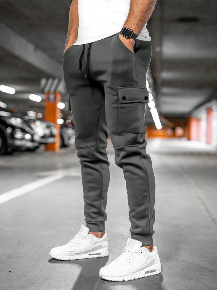 Heren joggingbroek cropped – Moderne fit met praktische details voor comfort in stijl