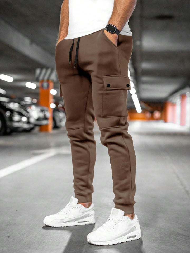 Heren joggingbroek cropped – Moderne fit met praktische details voor comfort in stijl