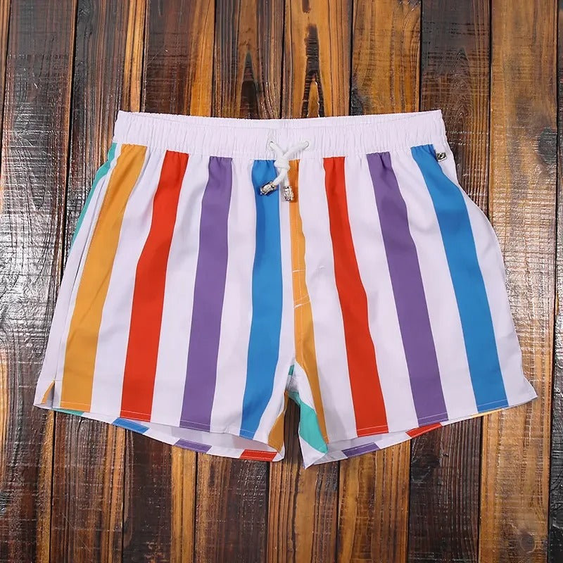 Heren zwemshort gestreept – Trendy design en licht comfort voor strand en zwembad